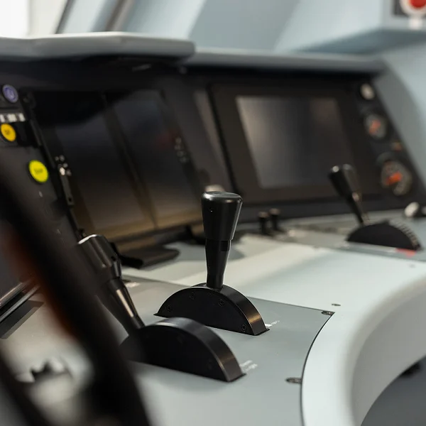 Führerstand einer Traxx 3 MS Lokomotive